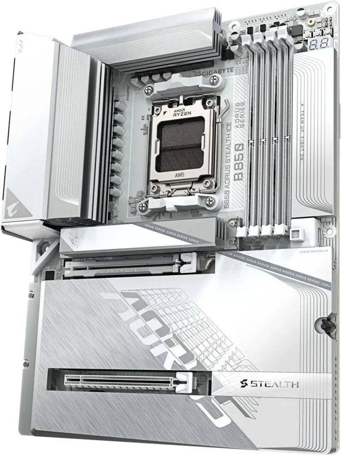 GIGABYTE B850 AORUS STEALTH ICE image 3