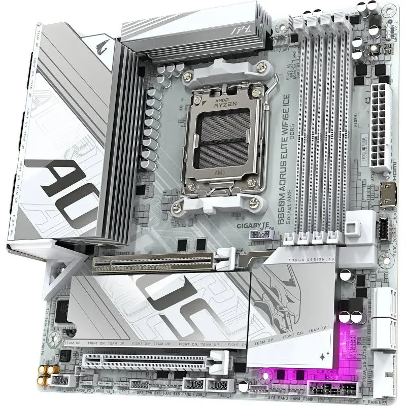 GIGABYTE B850M A ELT WF6E ICE image 4