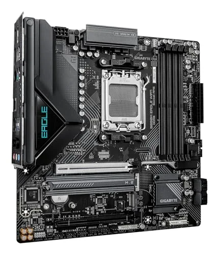 GIGABYTE B850M EAGLE WIFI7 B850 Micro ATX WiFi 7 RGB - vue 3