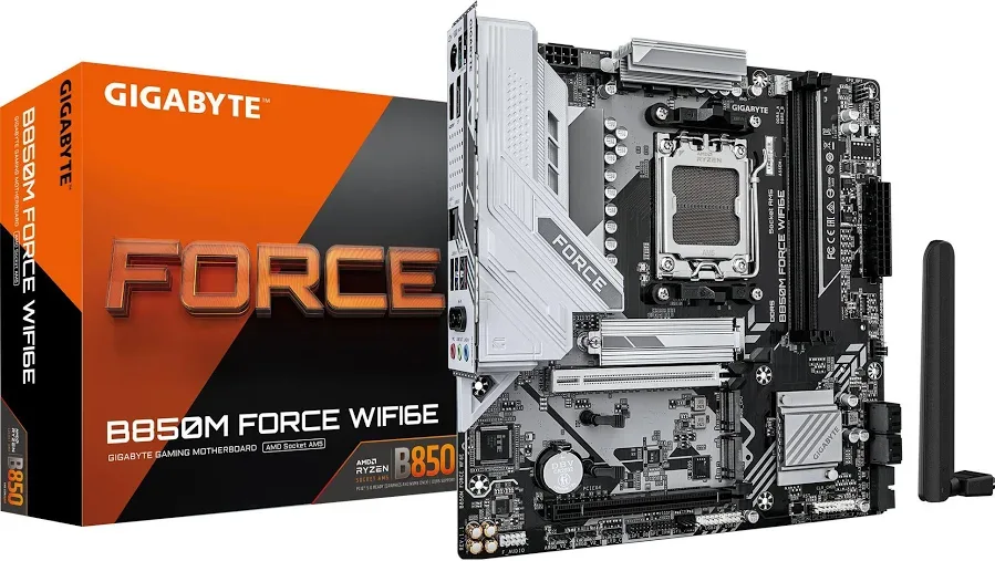GIGABYTE B850M FORCE WIFI6E AMD B850 Micro-ATX WiFi 6E image 3