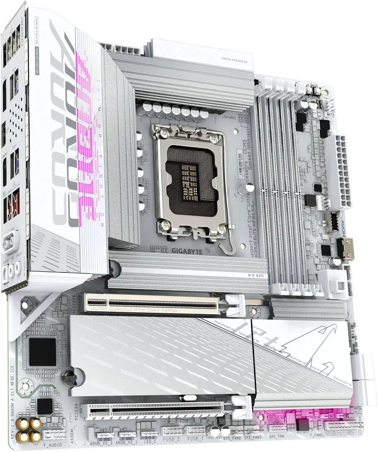 GIGABYTE B860M A ELT WF6E ICE image 2