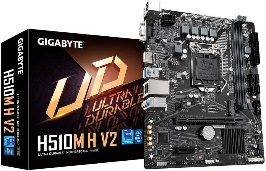 GIGABYTE H510M H V2 Intel H510 Express LGA 1200 micro ATX image 1