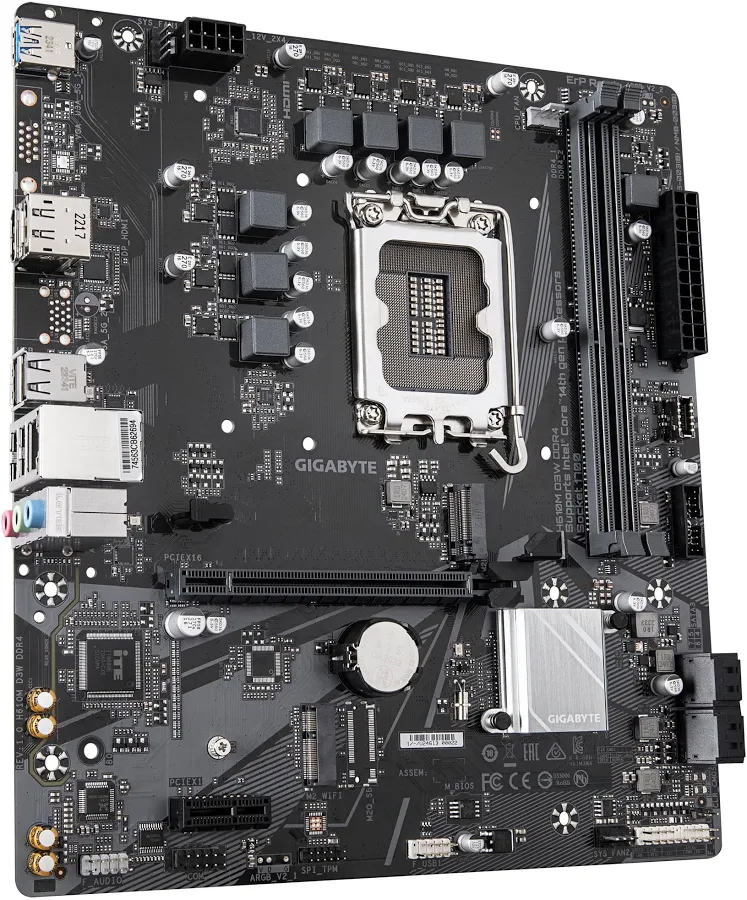 GIGABYTE H610M D3WIntel H610 micro ATX image 2