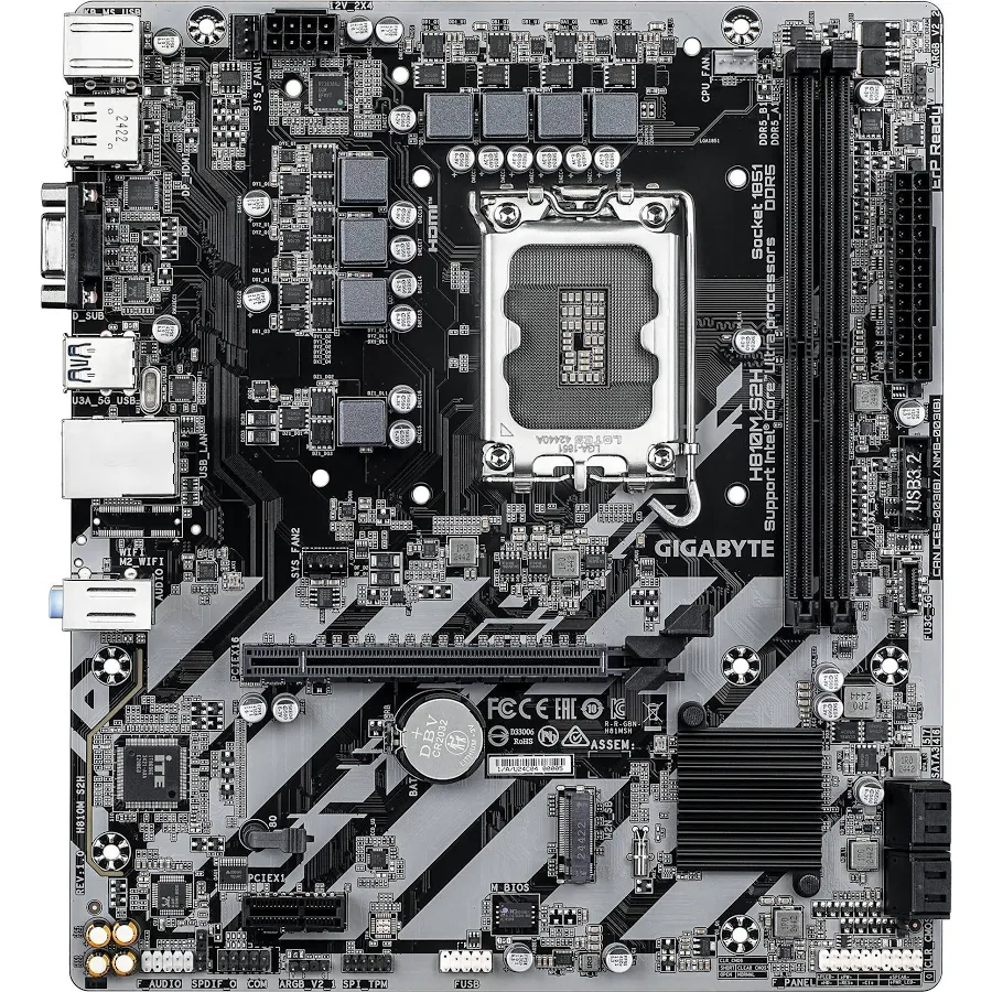 GIGABYTE H810M S2H Micro ATX 6400MHz LGA 1851 image 4