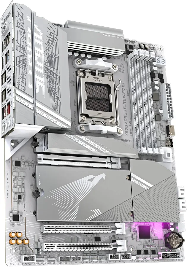 GIGABYTE X870 AORUS ELITE WIFI7 ICE image 3