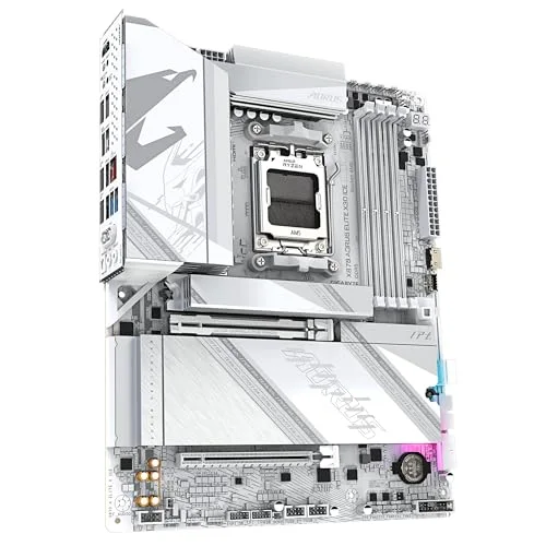 GIGABYTE X870 AORUS ELITE X3D ICE - vue 3