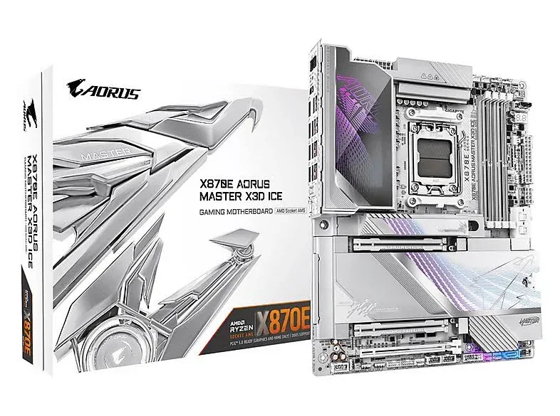 GIGABYTE X870E AORUS MASTER X3D ICE image 1