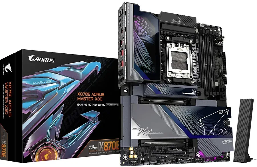 GIGABYTE X870E AORUS MASTER X3D X870E ATX WiFi 7 image 1