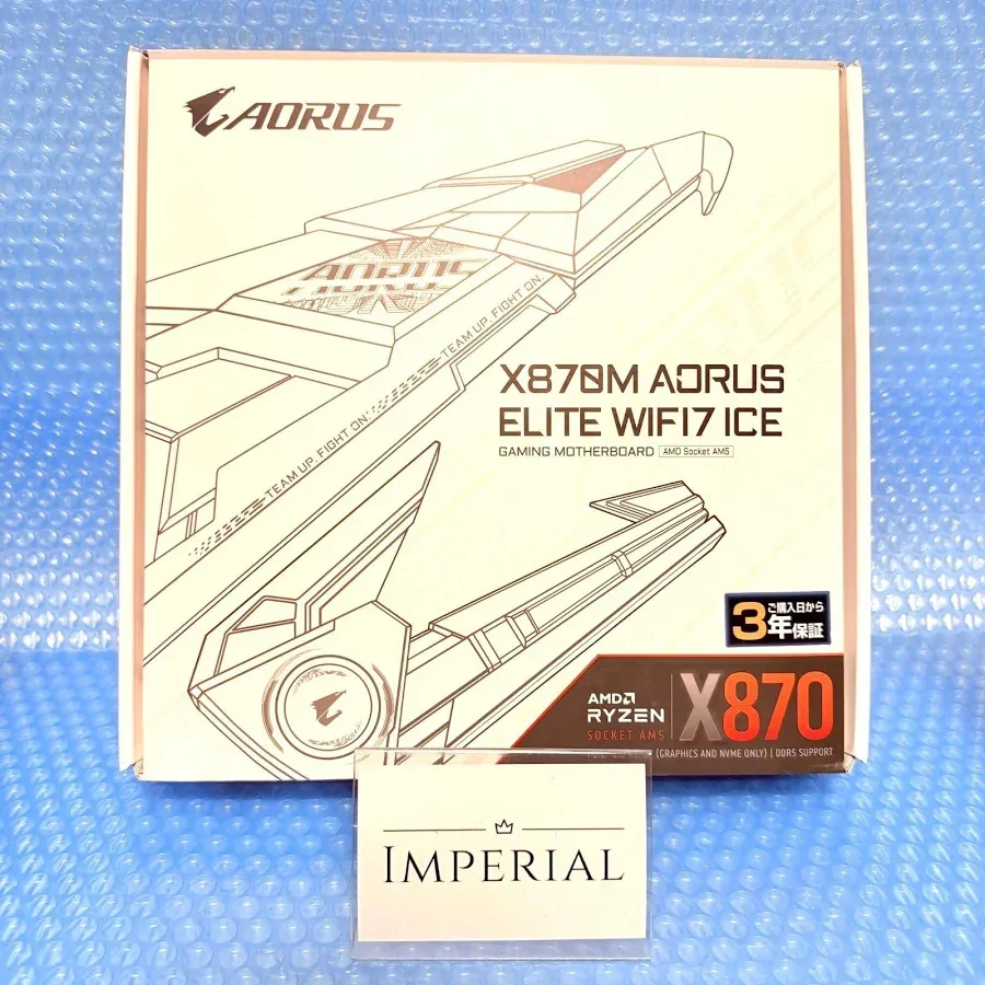 GIGABYTE X870M AORUS ELITE WIFI7 AMD X870 Micro ATX Wi-Fi 7 RGB image 2