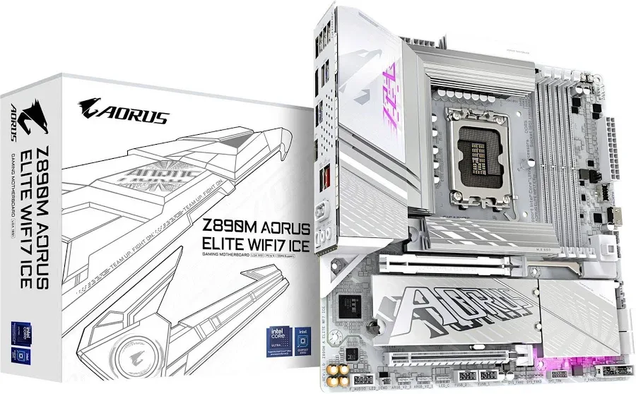 GIGABYTE Z890 AORUS ELITE WF7 ICE image 1