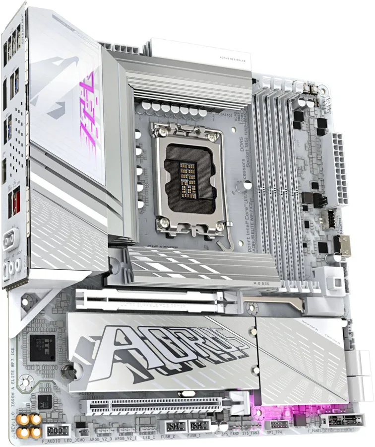 GIGABYTE Z890M AORUS ELITE WF7 ICE image 3