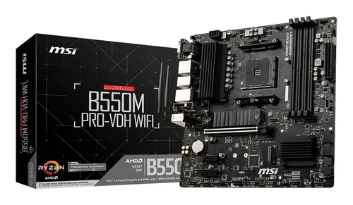 MSI B550M PRO-VDH WIFI B550 AM4 Micro-ATX WiFiRGB 