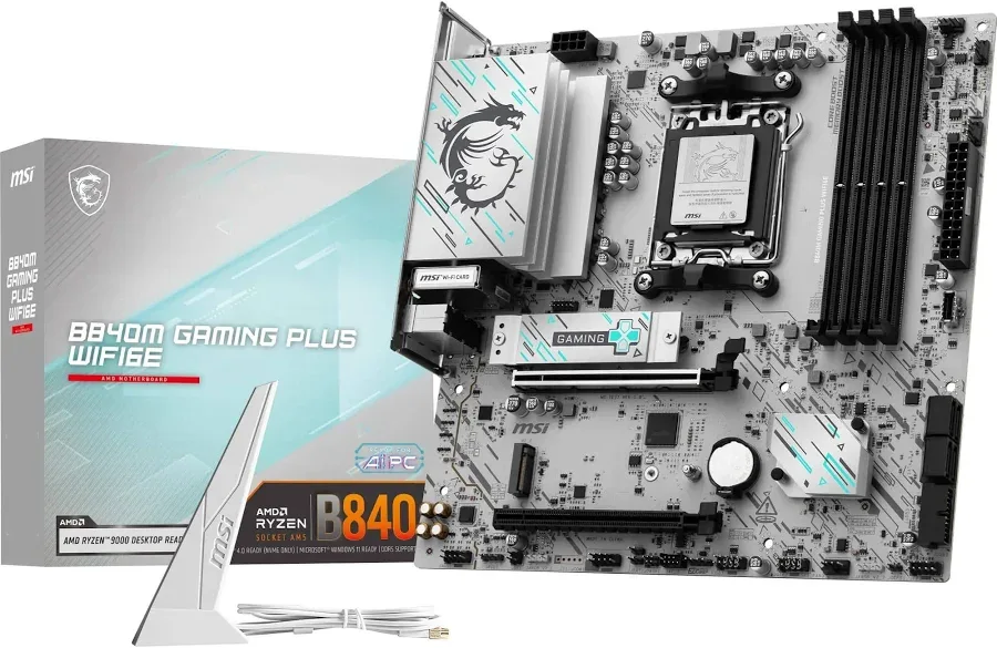 MSI B840M GAMING PLUS WIFI6E AMD B840micro ATX WiFi 6E image 2