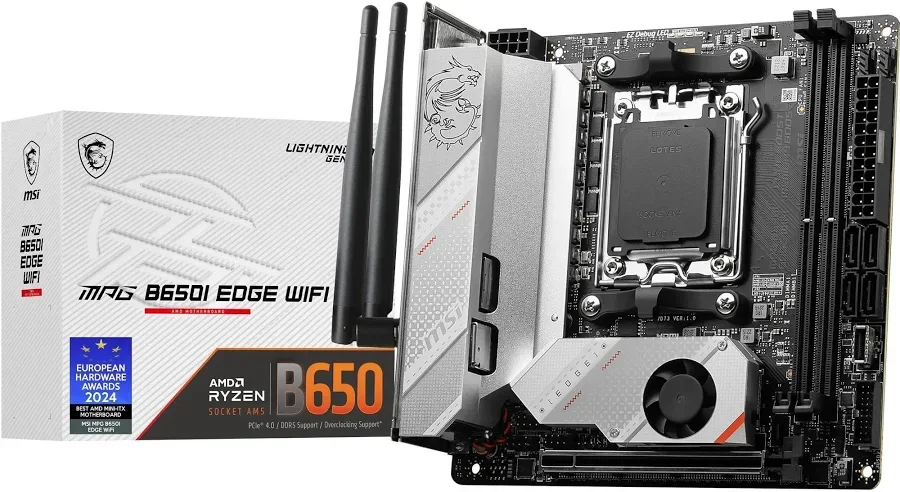 MSI MPG B650I EDGE WIFI AMD B650 Mini-ITX WiFi 6E40 image 2