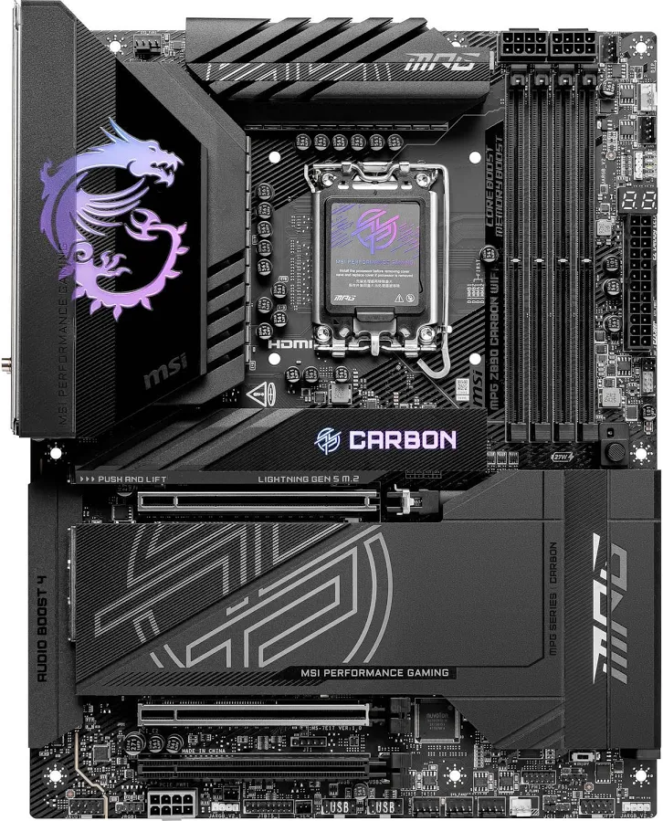 MSI MPG Z890 CARBON WIFI image 1