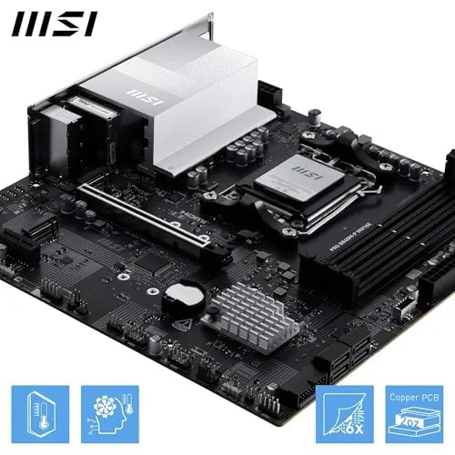 MSI PRO B840M-P WIFI6E - vue 4