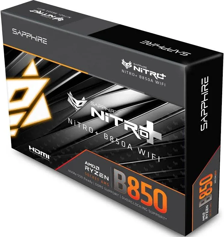 sapphire NITRO+ B850A WIFI 7 image 4