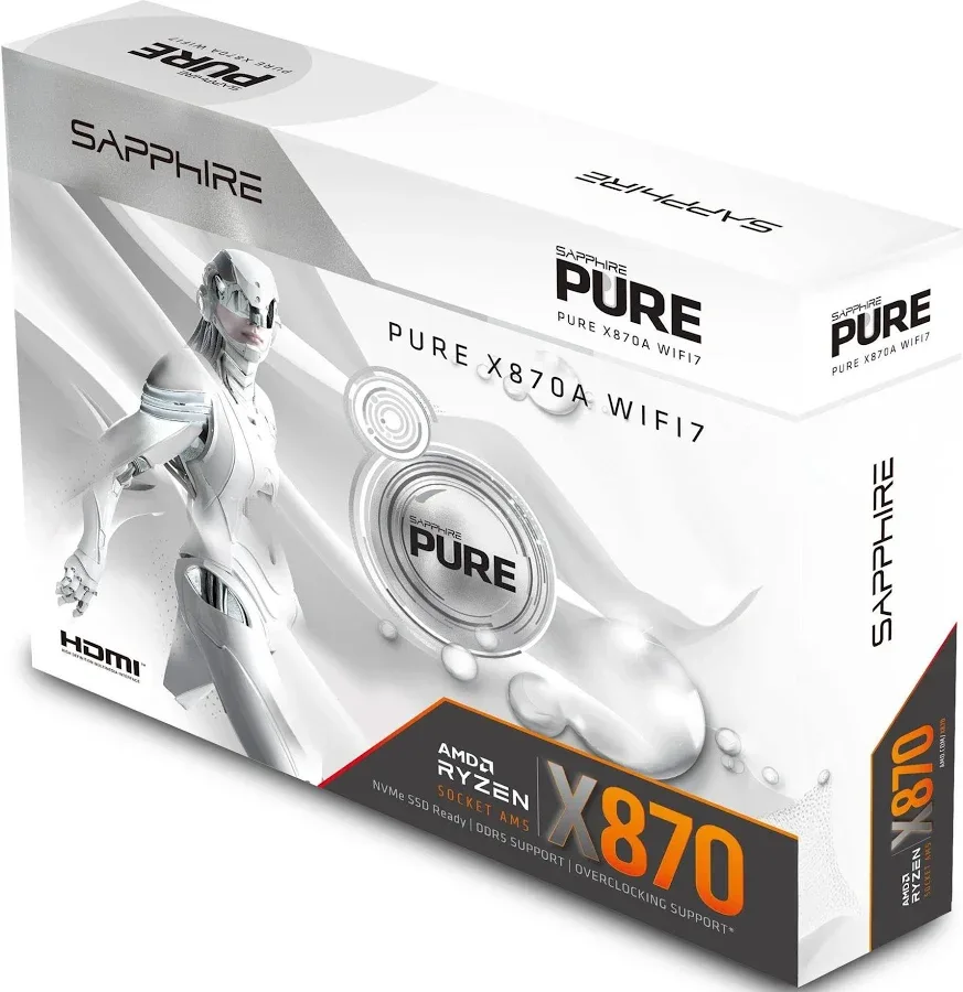 sapphire PURE X870A WIFI 7 image 3