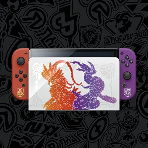 Console Nintendo Switch - Modèle OLED • Édition Limitée Pokémon Violet & Écarlate - vue 5