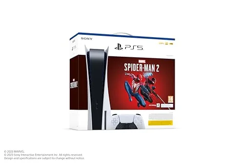 Console PlayStation 5 - Édition Standard + Marvels Spider-Man 2 (code dans la boîte) - vue 2