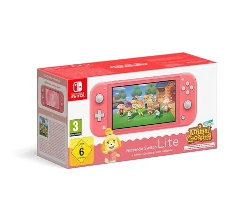 Nintendo Switch Lite Corail + Animal Crossing: New Horizons