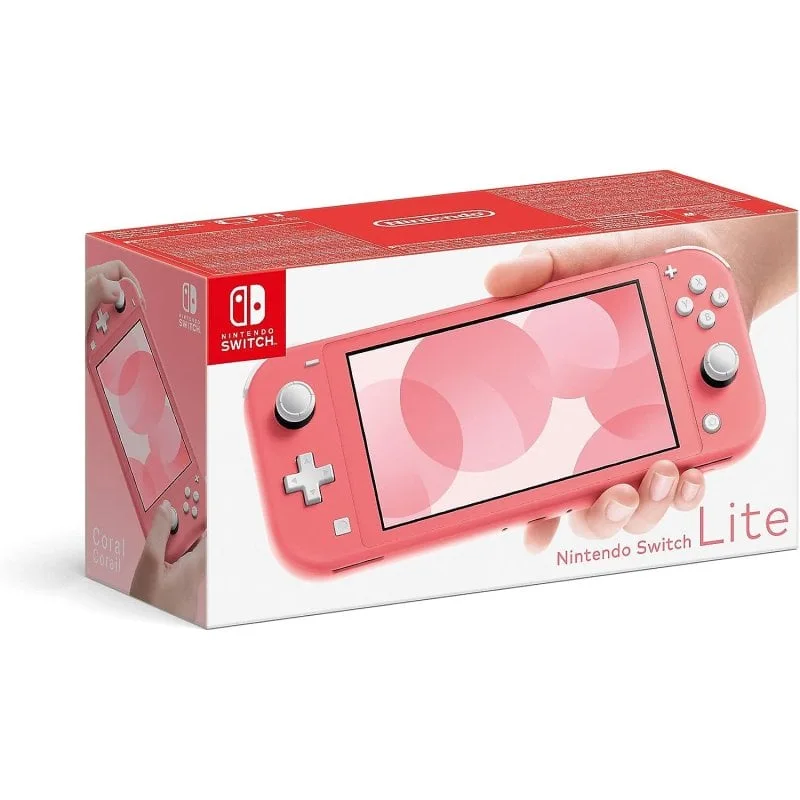 Nintendo Switch Lite Corail - vue 3