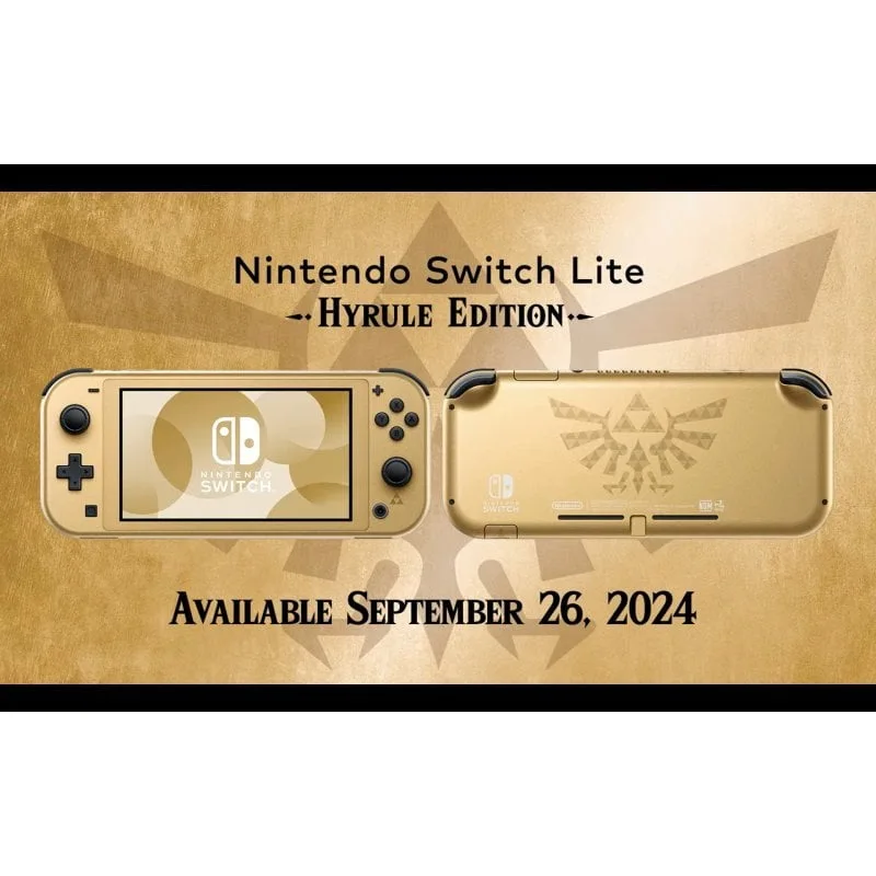 Nintendo Switch Lite Hyrule Edition + 12 mois Online - vue 3