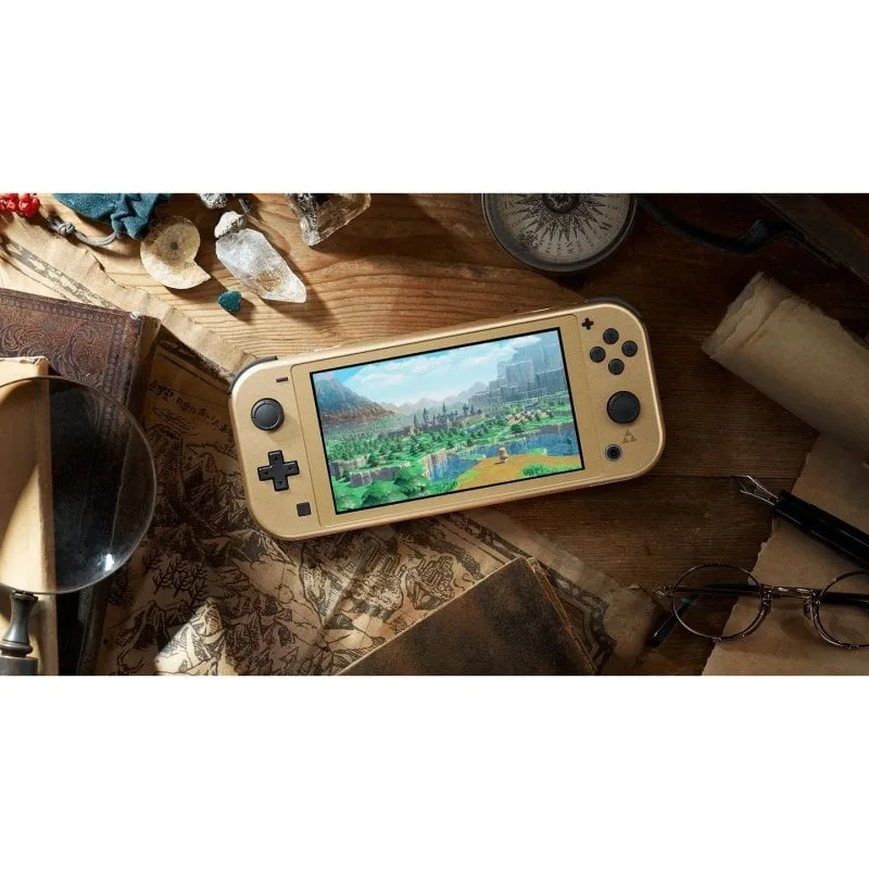 Nintendo Switch Lite Hyrule Edition + 12 mois Online - vue 4