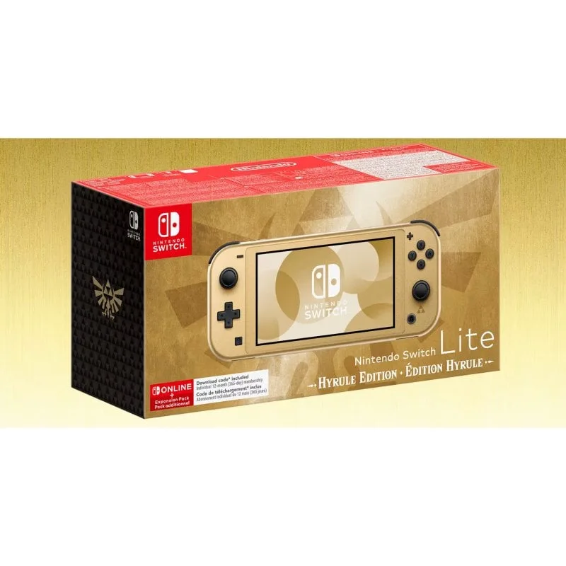 Nintendo Switch Lite Hyrule Edition + 12 mois Online - vue 5
