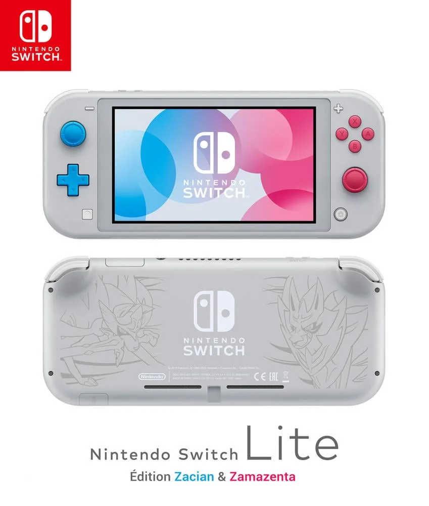 Nintendo Switch Lite Zacian & Zamazenta