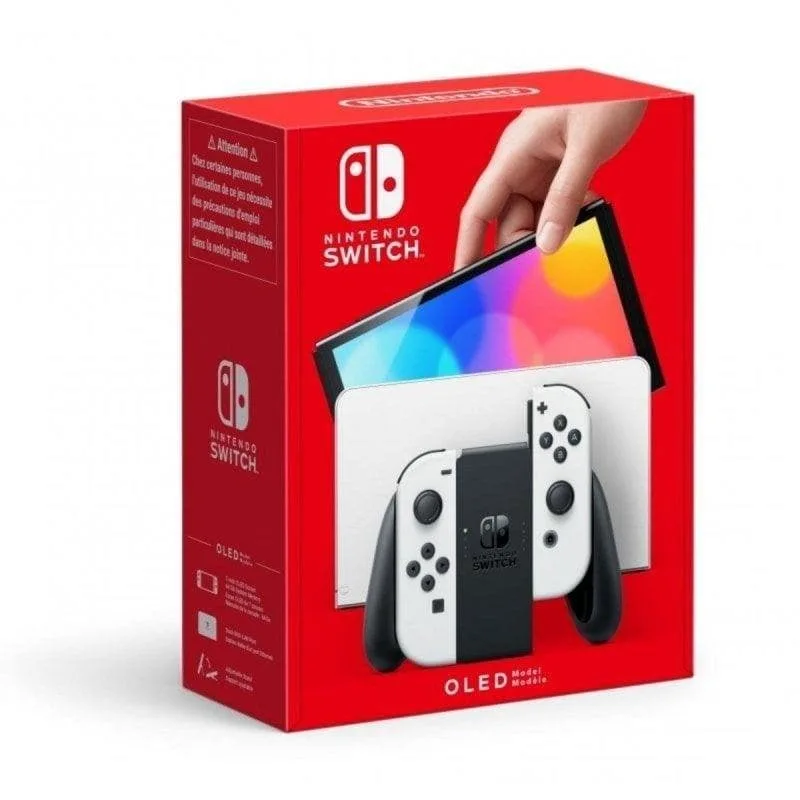 Nintendo Switch OLED 7 pouces 64GB Blanc - vue 2