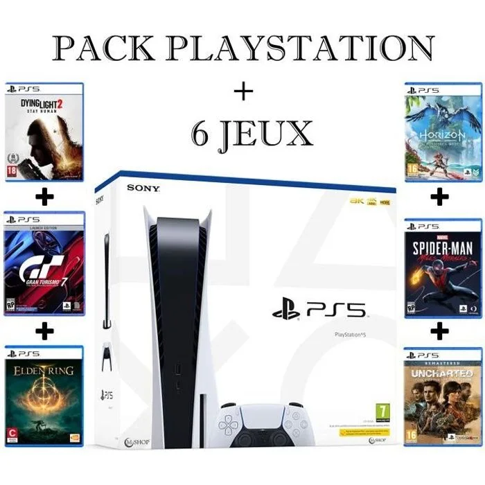 Sony PlayStation 5 Standard 825 Go