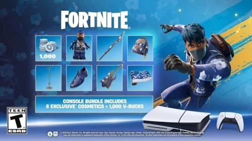 Pack PS5 Standard (avec lecteur CD) : Console PlayStation 5 (Modèle Slim) + Fortnite® Flowering Chaos - vue 7