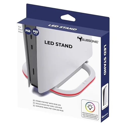 Stand LED RGB pour console - SUBSONIC - PS5 - PS5 Slim - vue 7