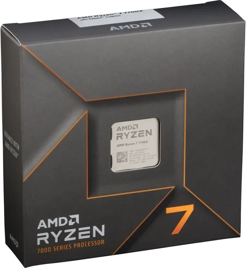 AMD Ryzen 7 7700X 4,5 GHz (sans ventilateur) - vue 2