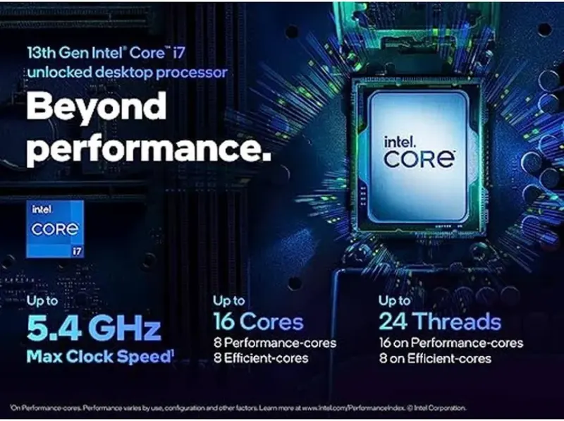 Intel Core i7-13700F processeur 30 Mo Smart Cache Boîte - vue 4