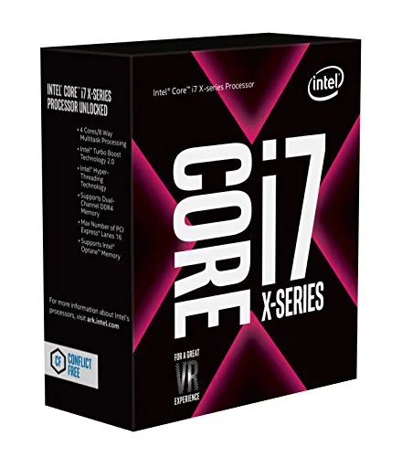 Intel Core i7-7740X 4 cœurs 4,5 GHz LGA2066
