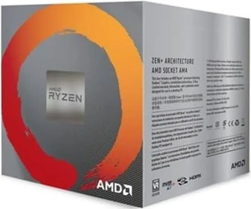 Processeur AMD Ryzen 5 3400G 4 coeurs 3,7 GHz base 4,2 GHz turbo Radeon RX Vega 11 Overclocking - vue 3