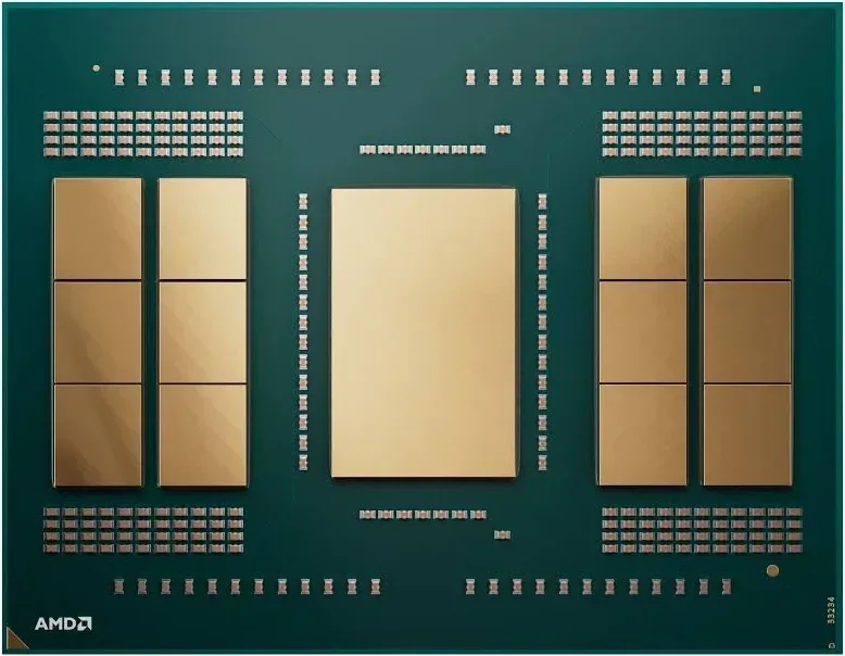 Processeur AMD Ryzen Threadripper PRO 9955WX 16 Cores 4,5 GHz Base 5,4 GHz Turbo Socket sTR5 - vue 3
