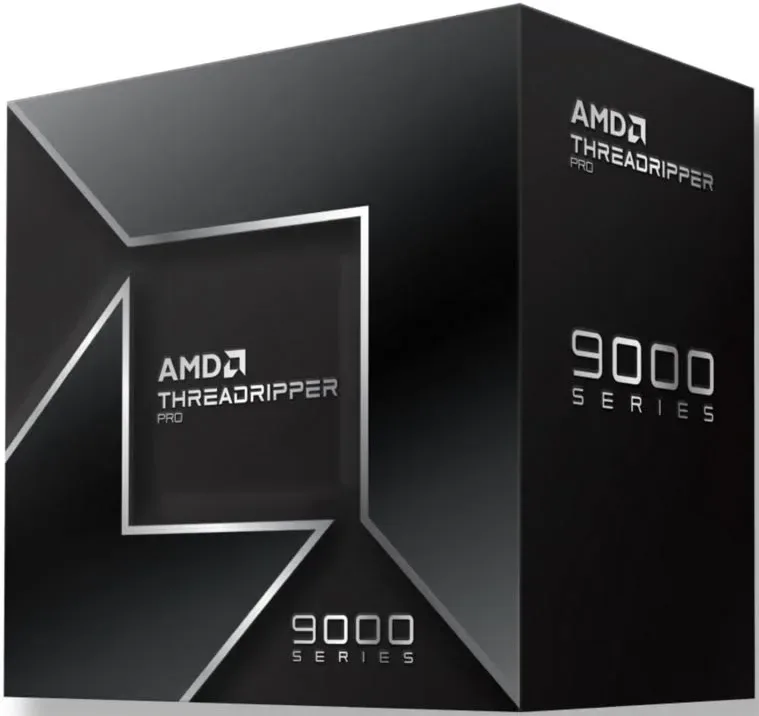 Processeur AMD Ryzen Threadripper PRO 9995WX 96 Cœurs 2,5 GHz Base 5,4 GHz Turbo Octa-Channel DDR5 Box
