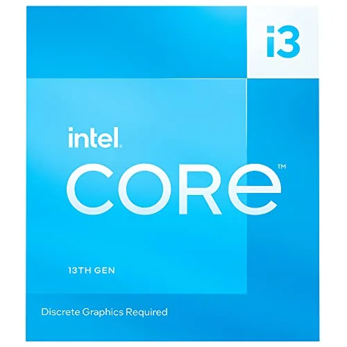 Processeur - INTEL - CORE I3-13100F - 4 coeurs - 34 GHz - 12 Mo de cache - vue 2