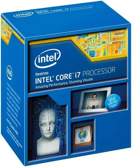 Processeur Intel Core i7 4790K à 4 GHz - processeur vue principale