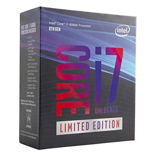 Intel Core i7-8086K 6 cœurs 5,0 GHz