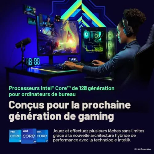 Processeur - INTEL - Core i9 12900KS - 55GHz - 16 cœurs - DDR4/DDR5 - vue 4
