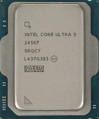Processeur Intel Core Ultra 5 245KF IA intégrée 14 cœurs 4,2 GHz 5,2 GHz Turbo