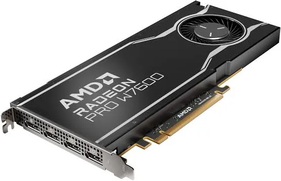 AMD AMD Radeon Pro W7600 8 Go GDDR6 PCIe 4.0 7680 x 4320 image 3