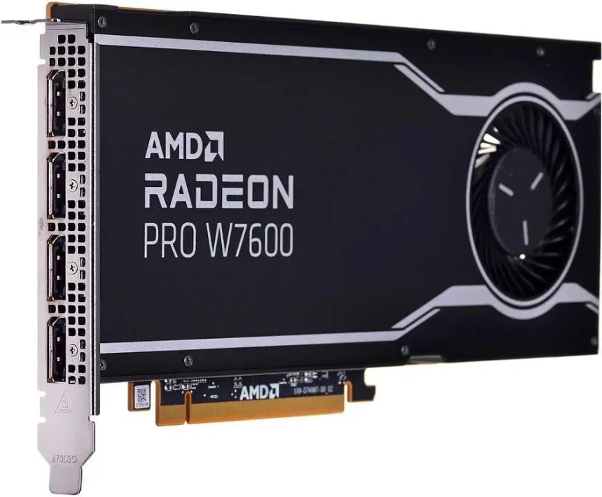 AMD AMD Radeon Pro W7600 8 Go GDDR6 PCIe 4.0 7680 x 4320 image 4