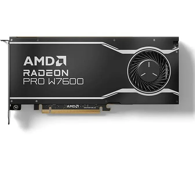 AMD AMD Radeon Pro W7600 8 Go GDDR6 PCIe 4.0 7680 x 4320