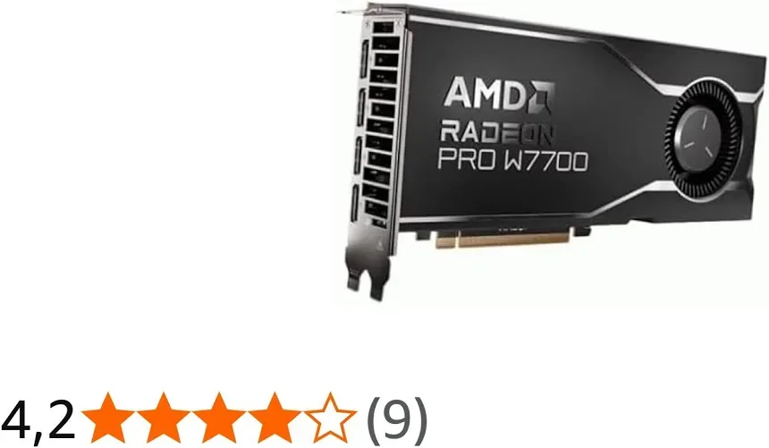 AMD AMD Radeon Pro W7700 16GB RDNA 3 4x DisplayPort 2.1 image 1