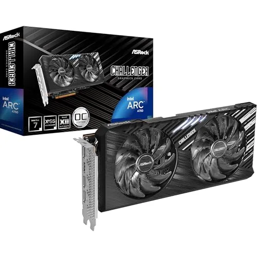 Carte graphique ASRock Arc A750 Challenger SE 8 Go GDDR6 double HDMI/DP OC
